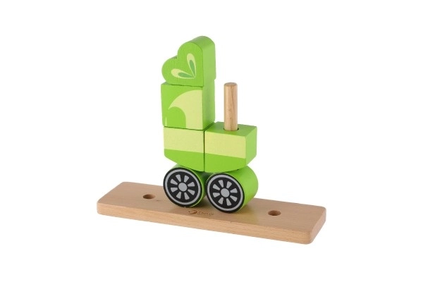 Wooden Frog Puzzle Playset