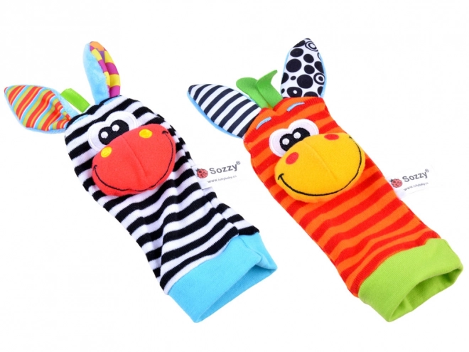 Rattle Socks and Wristbands Set for Babies