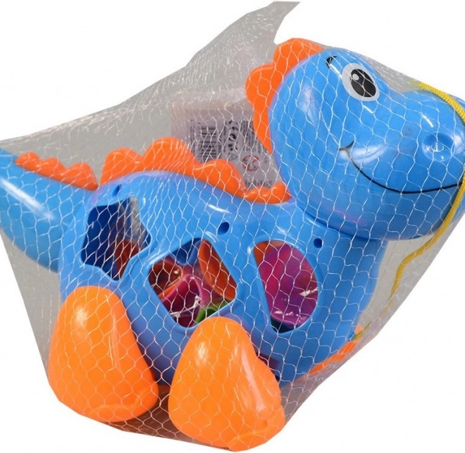 Dinosaur with Blocks 27 cm