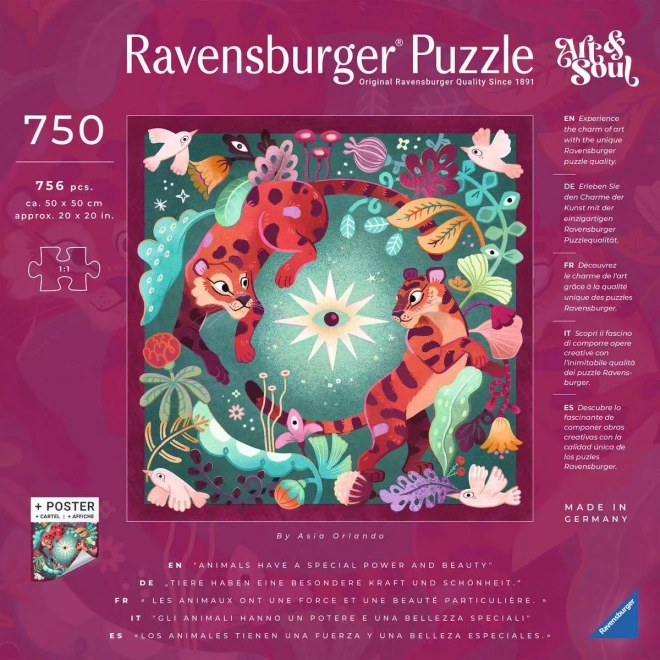 Ravensburger Animal Dreams Art & Soul Square Puzzle