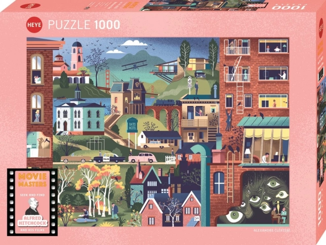 Heye Puzzle Movie Masters: Alfred Hitchcock Films 1000 Pieces