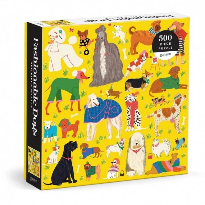 Stylish Dogs Puzzle by Galison