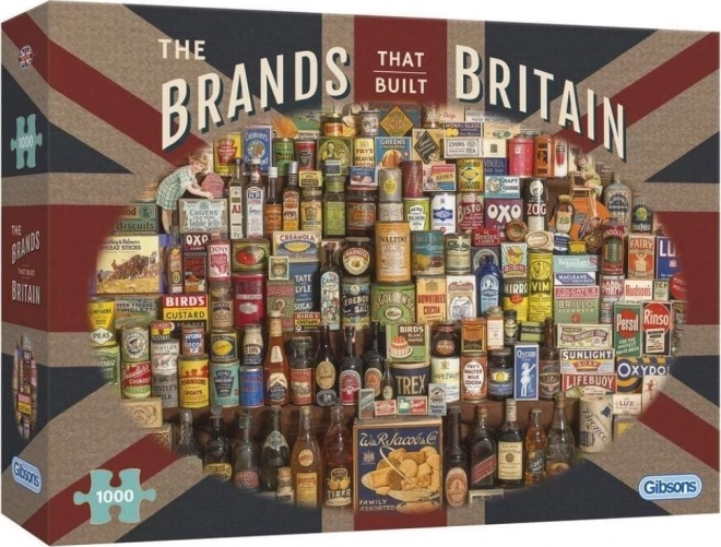 Gibsons puzzle brands that built britain 1000 pieces