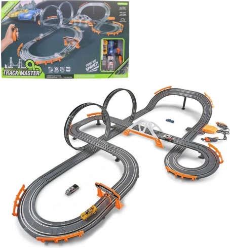 Racetrack with Adapter and Battery for Kids 6+
