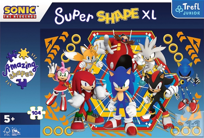 Sonic the Hedgehog Super Shape XL Puzzle