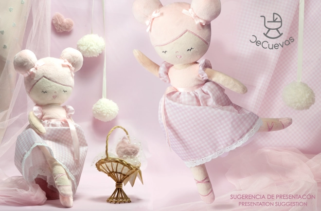 Plush Doll Niza with Cradle