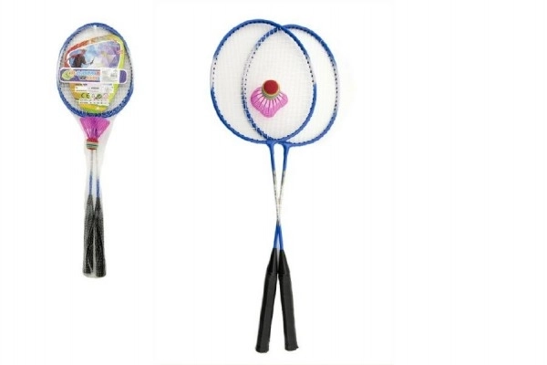 Badminton Set with 2 Rackets and 1 Shuttlecock