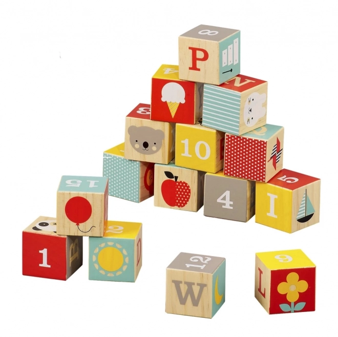 Petit Collage Wooden ABC Blocks