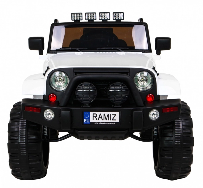 Kinderelektroauto All Terrain Jeep Weiß