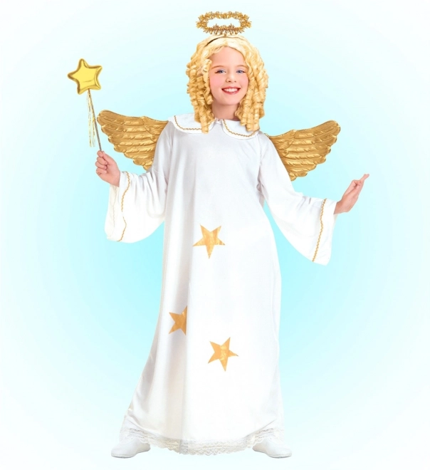 Angel Costume with Halo for Ages 8-10