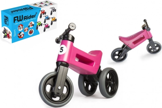 Jeździk Funny Wheels Rider Sport 2w1 dla dzieci – Różowy