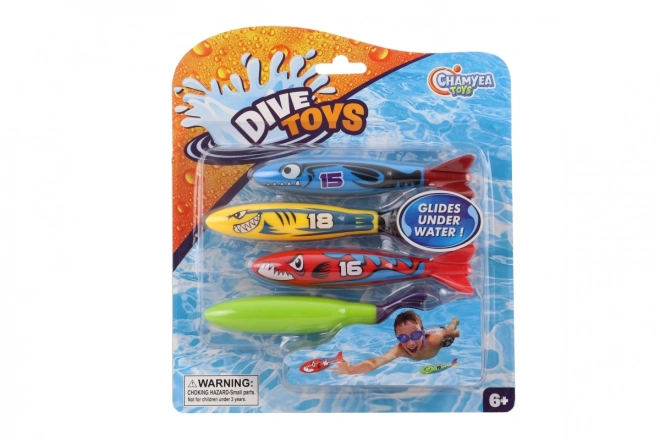 Shark Diving Toy Rockets