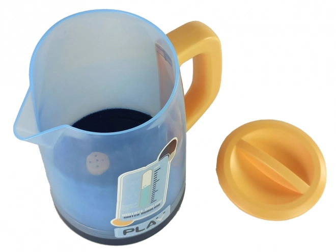 Electric Blue Toy Kettle with Sound and Light Effects