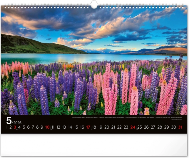 Calendrier Mural Paysages 2026