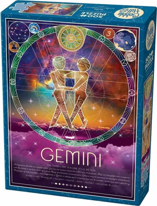 Cobble Hill Puzzle Zodiac Sign: Gemini 500 Pieces