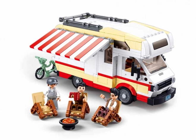 Sluban Camper Van Model Bricks Set