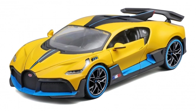 Maisto Bugatti Divo Yellow Model Car 1:24 Scale