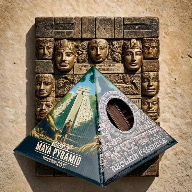 Wooden 3D Puzzle Escape Room: Maya Pyramid