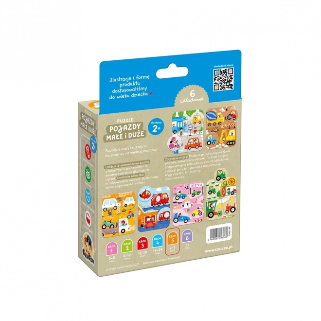Puzzle Cars Small and Large