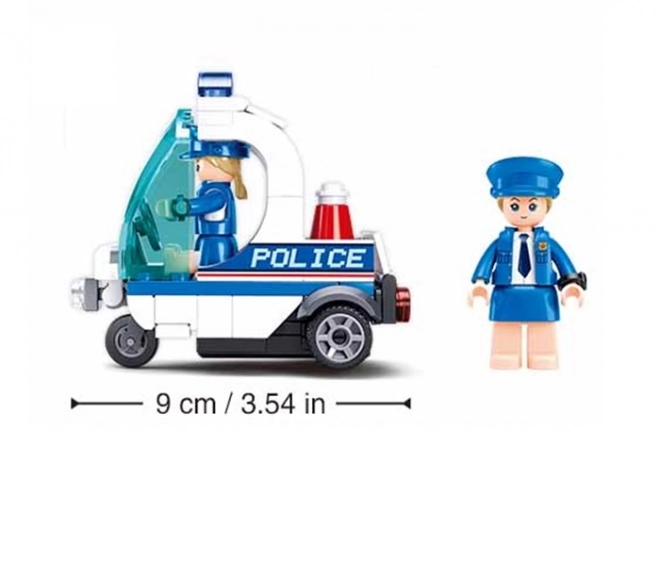 Sluban Metropolis Police Tricycle Patrol