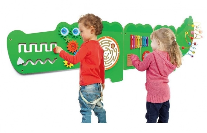 Large Wall Panel Puzzle Crocodile