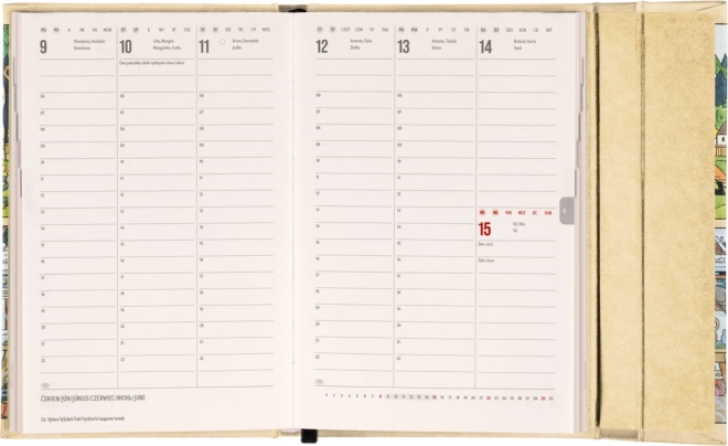 Notique Weekly Magnetic Diary Josef Lada 2025