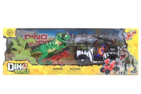 Off-Road Vehicle with Dinosaurs Playset