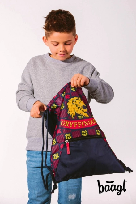 Harry Potter Gryffindor Drawstring Bag with Pocket