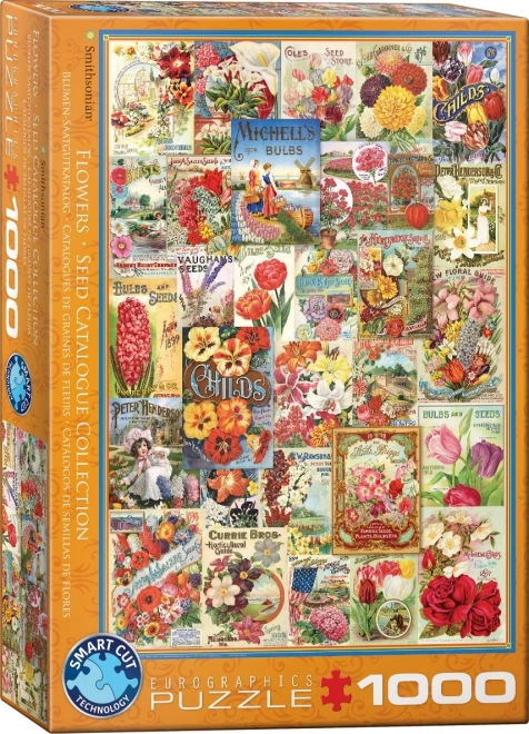 Eurographics Puzzle Flower Seed Catalogue 1000 Pieces