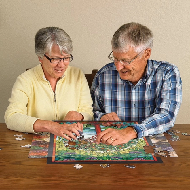 Stained Glass Tree of Life Puzzle by Cobble Hill