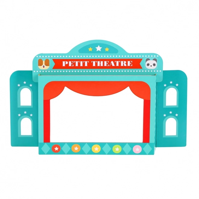 Petit Collage Finger Puppet Theater Set