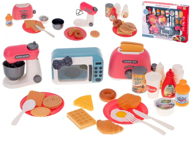 Microwave Toaster Mixer & Accessories Set