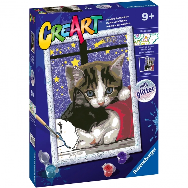 CreArt Adorable Kittens Paint by Numbers Kit