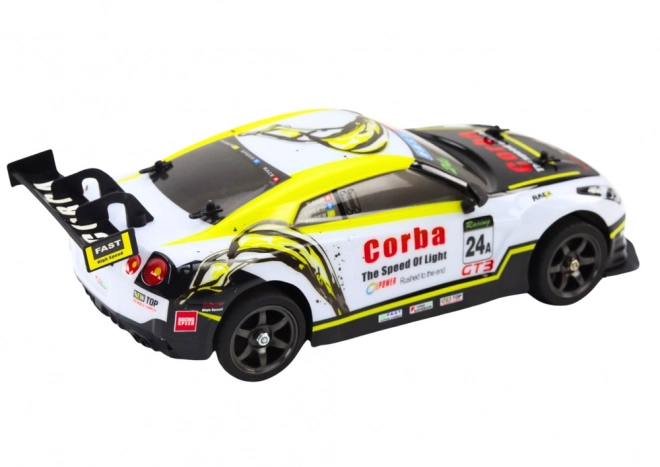 RC Sports Car with Interchangeable Wheels