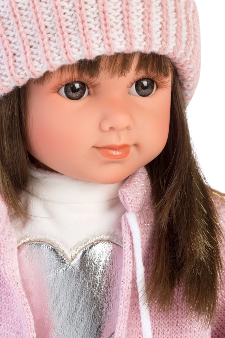 Realistic 35 cm Doll with Soft Cloth Body