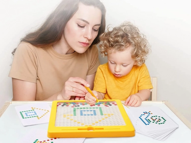 Educational Magnetic Board with Pins