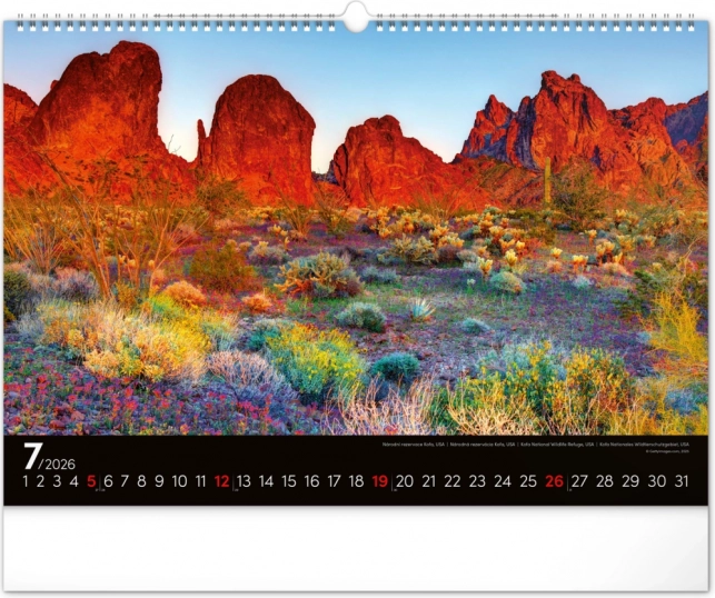 Calendrier Mural Paysages 2026