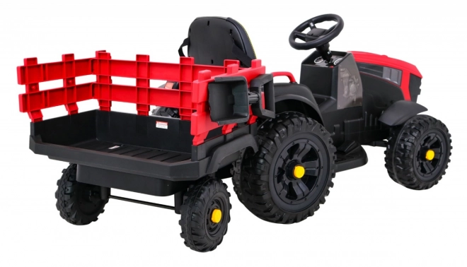 Titan Tractor with Trailer Red