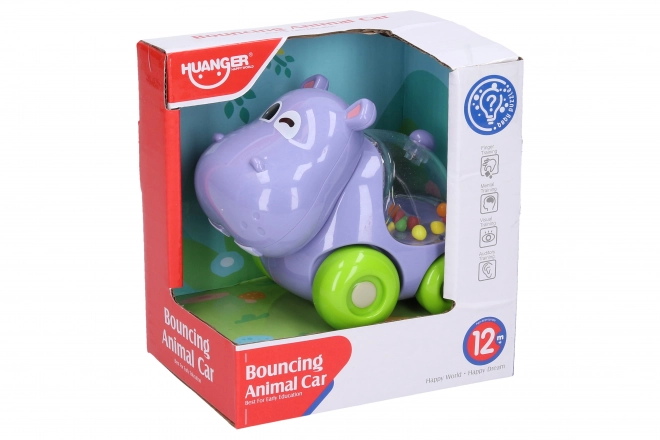 Rolling Hippopotamus Rattle