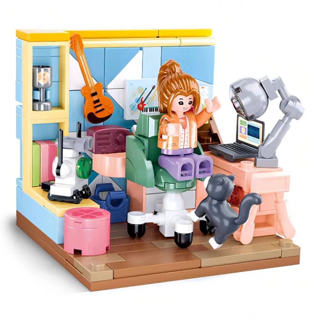 Sluban Girls Dream Handcraft Study Room Set