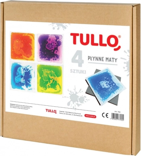 Tappetini sensoriali di peluche Tullo - 4 pezzi