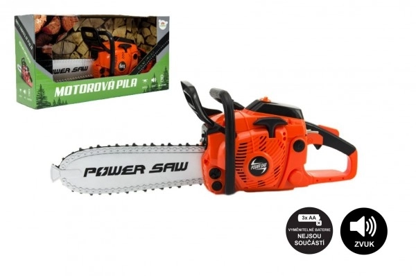 Plastic Toy Chainsaw with Sound and Lights