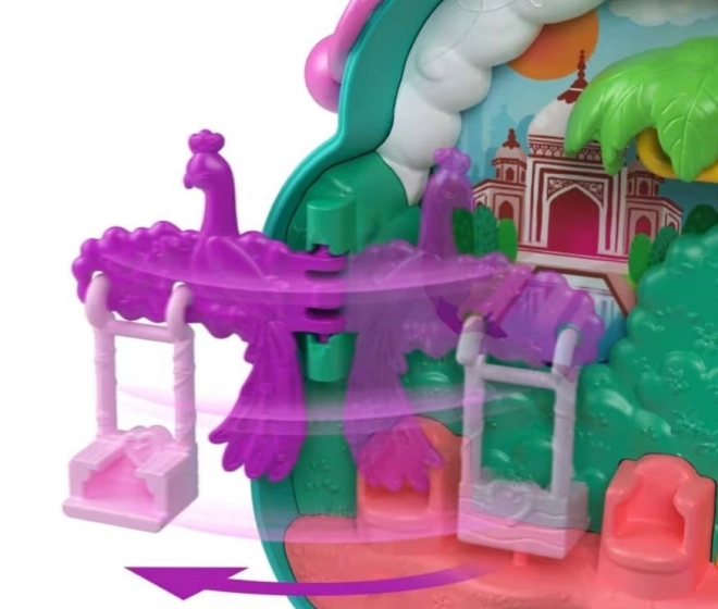 Polly Pocket Enchanted Peacock Garden Playset