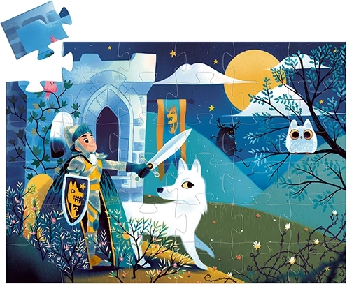 Puzzle Chevalier de la Pleine Lune - DJECO, 36 pièces