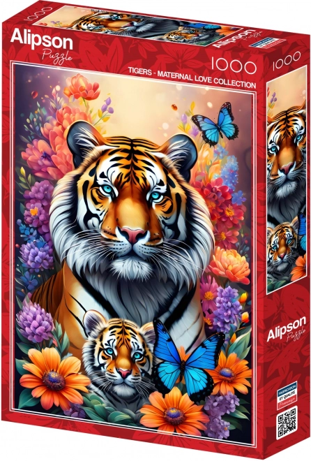 Puzzle Maternal Love: Tigers 1000 Pieces