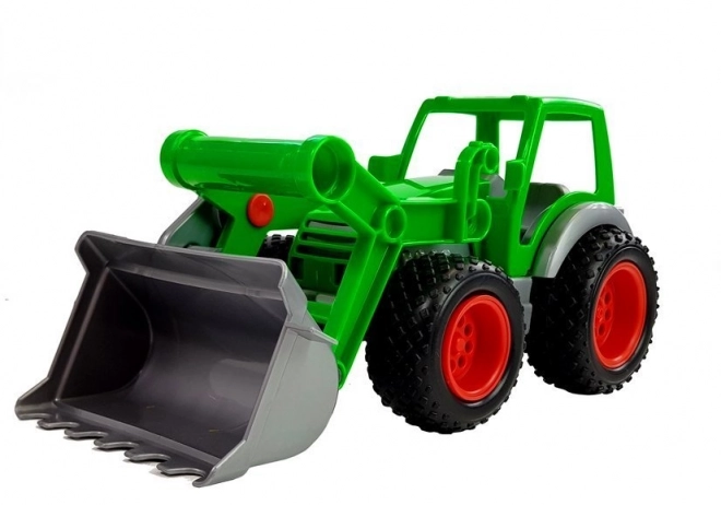 Green Tractor Loader with Trailer by Polesie