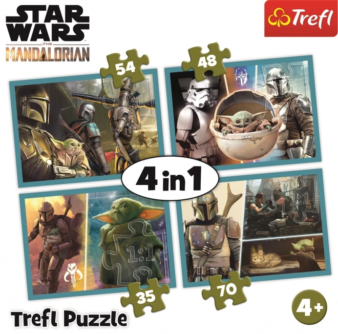 Star Wars The Mandalorian Progressive Puzzle Set