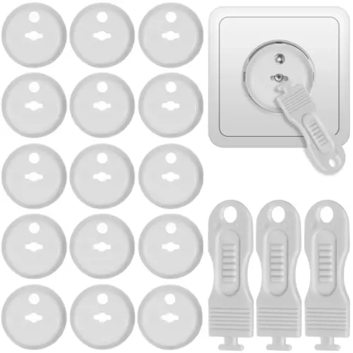 Outlet Safety Protector White