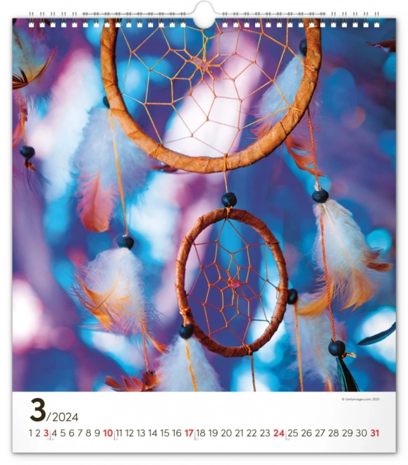 Wall Calendar Dreamcatcher 2024