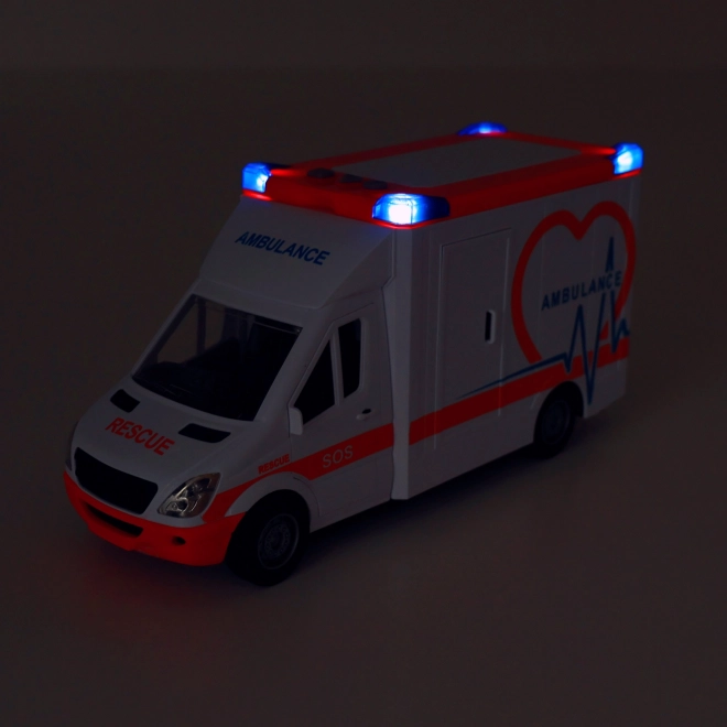 Rescue Ambulance Toy with Sound and Light